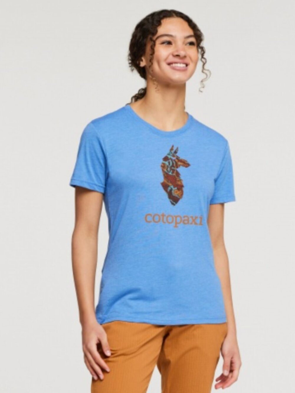 Cotopaxi Altitude Llama Organic T-Shirt XL Blue Graphic Tee Outdoor